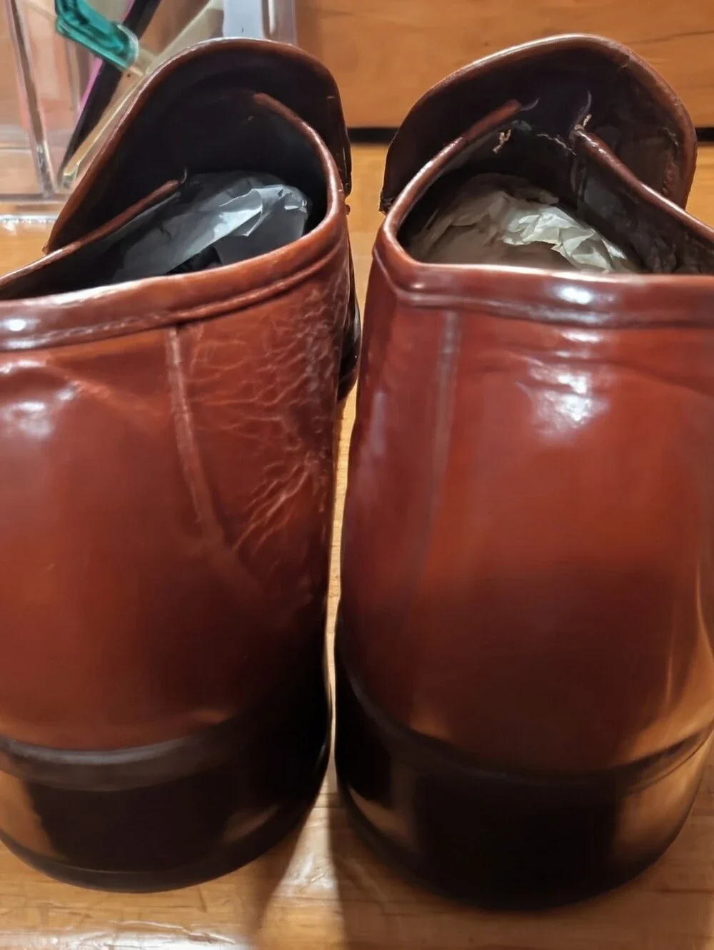 Florsheim Men's Imperial Quality Tan Leather Tassel Loafers Size 10.5 C